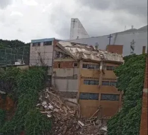 Colapso de estructura del Colegio San Judas Tadeo en La Pastora
