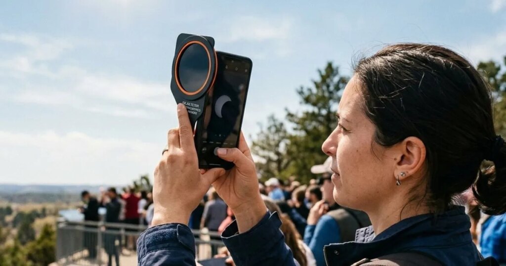 Cómo grabar el eclipse solar de 2026 con el móvil sin freír la cámara