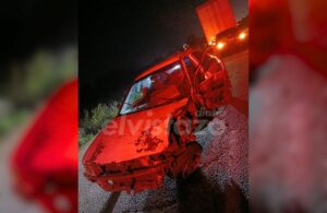 Conductor de Mitsubishi Signo lesionado tras colisionar con un chuto Freightliner en la carretera El Tigre – Bolívar