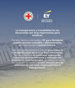 Cruz Roja Venezolana fortalece su gestión institucional con auditoría de Ernst & Young (EY)