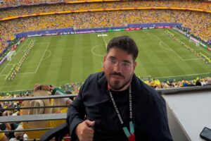 Cumplió el sueño americano: venezolano pasó de estar sin empleo a entrevistar a Messi en el Mundial