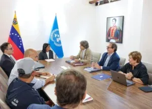 Delcy Rodríguez se reunió con el Coordinador Residente de la ONU para definir plan de recuperación y asistencia en Venezuela