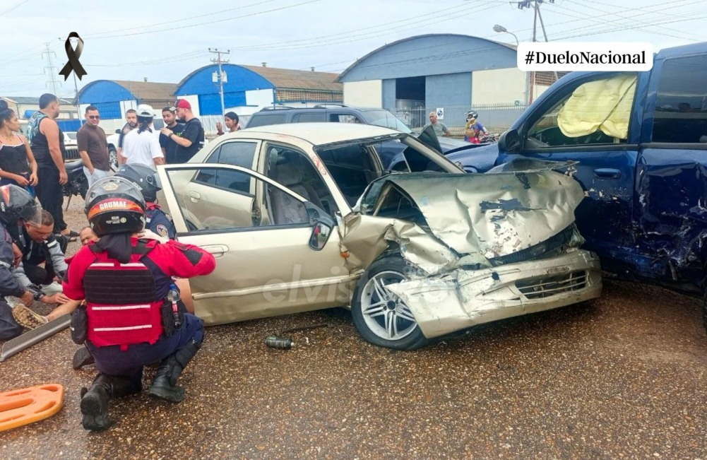 Dos accidentes de tránsito en la Av. Jesús Subero la tarde del domingo dejaron un total de tres lesionados