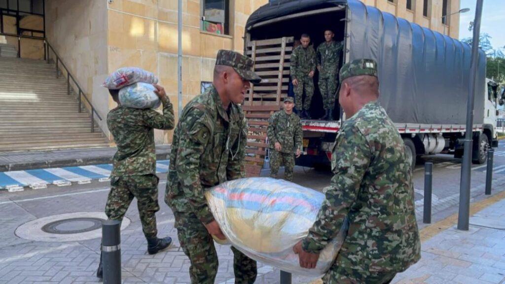 Ejército de Colombia se une al traslado de ayuda humanitaria para Venezuela