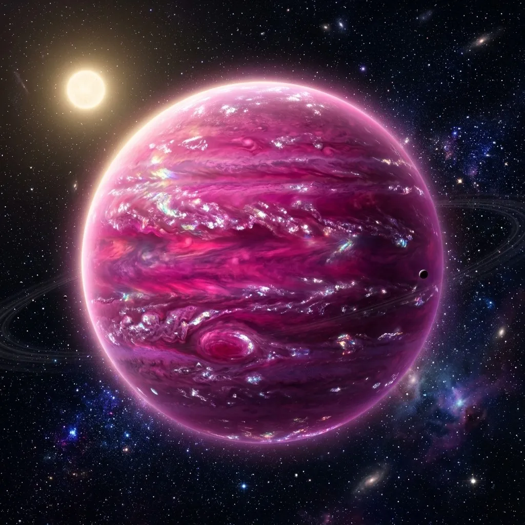 El James Webb desvela el asombroso secreto del 'Planeta Rosa': nubes de sal cristalizada