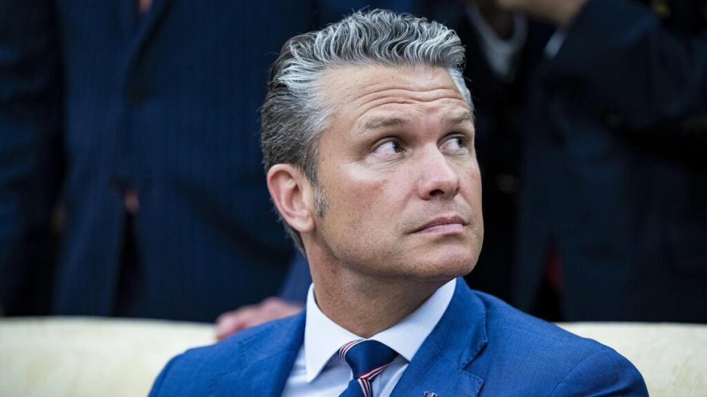 El secretario de Defensa de Estados Unidos, Pete Hegseth, en una fotografía de archivo