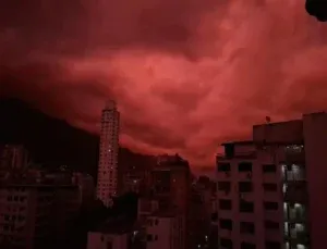 El cielo de Caracas se convirtió en una obra de arte