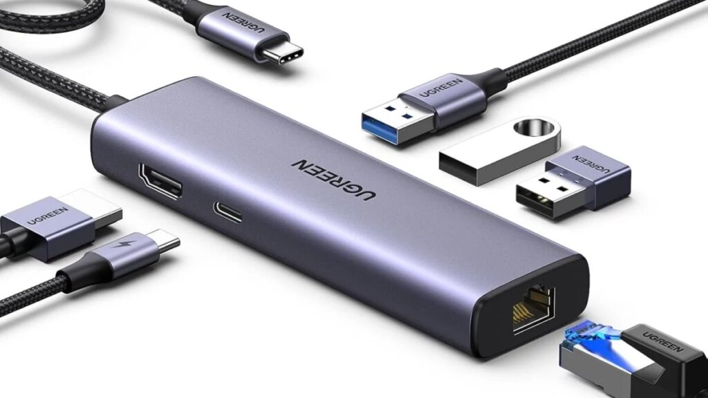El hub USB-C de UGREEN alcanza su precio más bajo de la historia en Amazon, con 6 puertos que incluyen HDMI y Ethernet