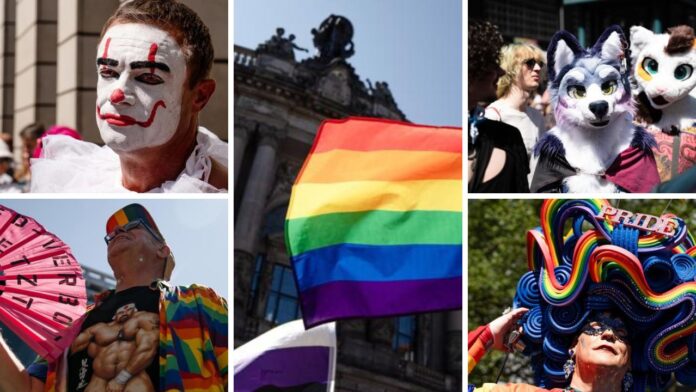 #EnFotos Berlín celebra Día del Orgullo LGBTI con cientos de miles de participantes