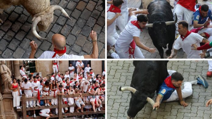 #EnFotos Sanfermines 2026: Primer encierro, rápido y emocionante