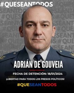Exigen medida humanitaria para Adrián de Gouveia
