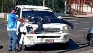 Funcionario del Cicpc casi muere en accidente vial