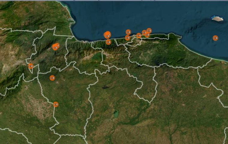 Funvisis registra más de 20 temblores en Venezuela este viernes