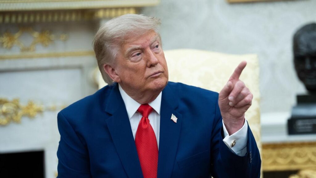 El presidente de Estados Unidos, Donald Trump.