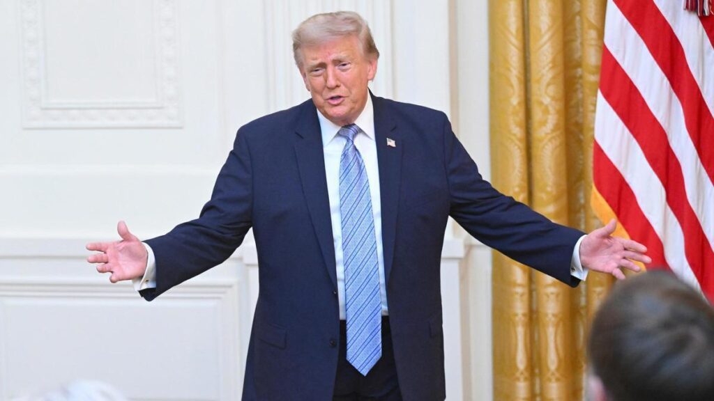 El presidente de EEUU, Donald Trump, en la Casa Blanca.