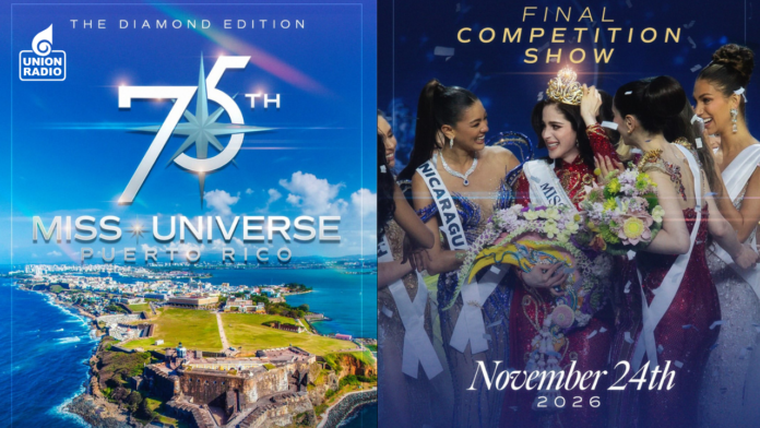 Gala final del Miss Universo será el #24Nov en Puerto Rico