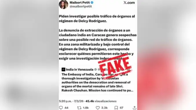 Gobierno desmiente versión sobre presunta extracción de órganos