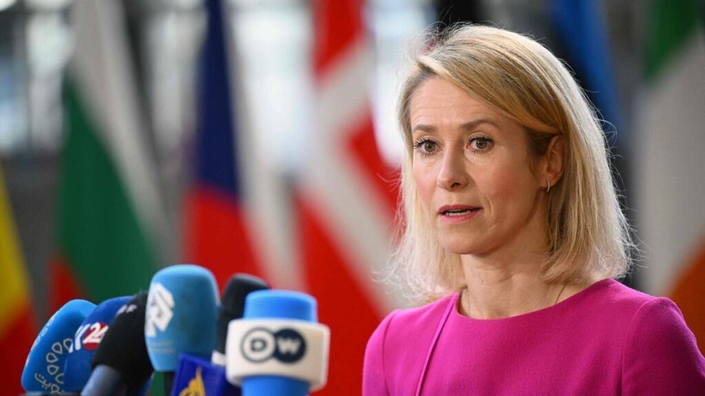 La Alta Representante de la UE para Política Exterior, Kaja Kallas, en una foto de archivo.
