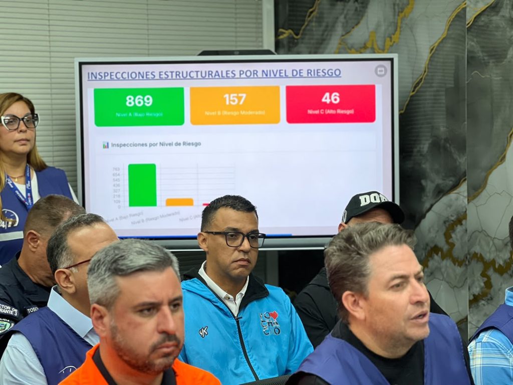 Gustavo Duque llama al «trabajo en equipo» para la reconstrucción del municipio Chacao tras terremotos