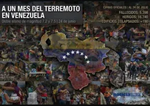 Hace un mes el corazón se nos rompió aquí: La Guaira y Caracas con un inmenso dolor