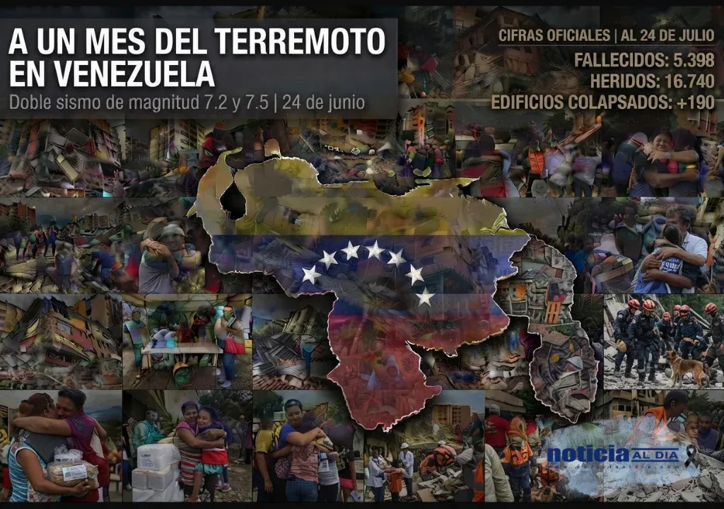 Hace un mes el corazón se nos rompió aquí: La Guaira y Caracas con un inmenso dolor