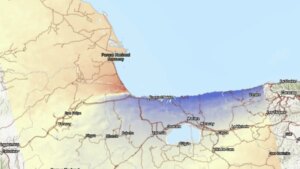 La NASA mostró un mapa con los desplazamientos de la superficie terrestre en Venezuela