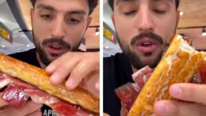 La opinión de un influencer al probar el bocadillo de jamón de Dabiz Muñoz y que cuesta casi 20 euros: «Está muy bueno, pero…»