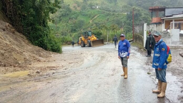 Lluvias en el estado Trujillo afectaron a 40 viviendas y la vialidad