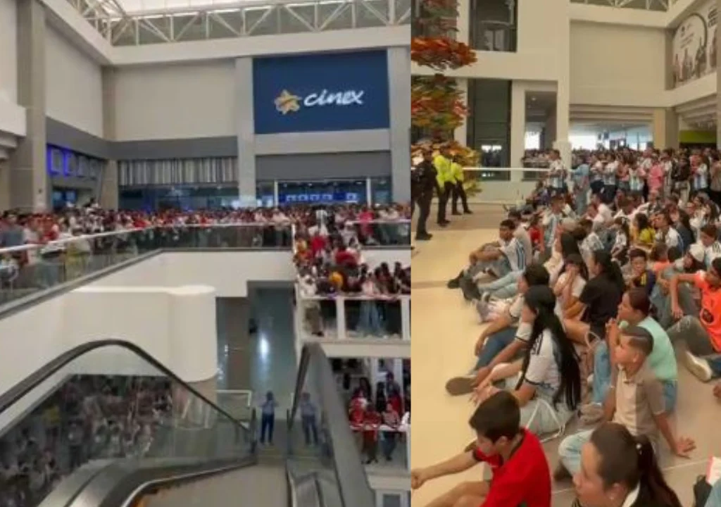 Locura mundialista en el Mall San Francisco: Fanáticos desbordan el centro comercial para la final
