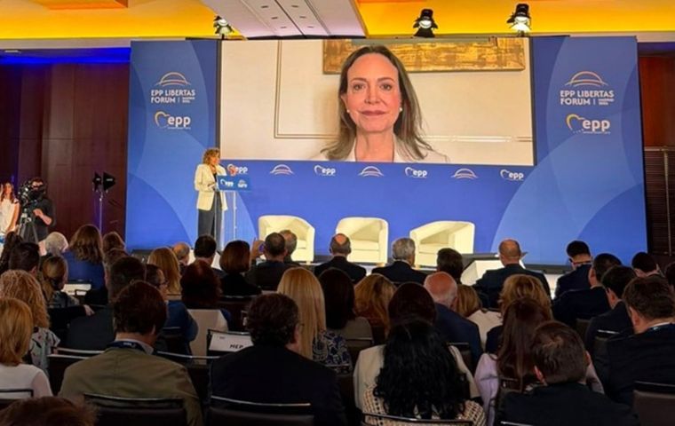 María Corina Machado lidera ofensiva por Venezuela con respaldo europeo