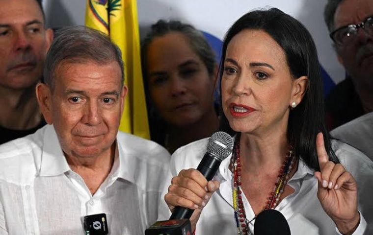 María Corina Machado y González Urrutia brindarán apoyo a iniciativas que impulsen el cambio en Venezuela