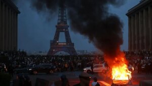 Más de 160 detenidos en Francia por los disturbios tras la derrota ante España en el Mundial 2026