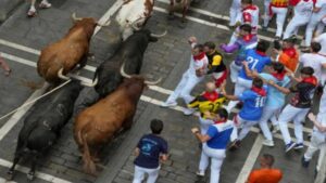 Peligrosísimo quinto encierro de Sanfermines deja un herido por cornada