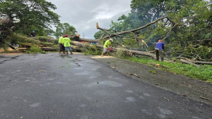 Precipitaciones provocaron inundaciones y bloqueos de vías en varios sectores de Yaracuy