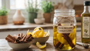 Qué pasa al mezclar cáscaras de limón, canela y aceite de oliva: usos y beneficios en el hogar