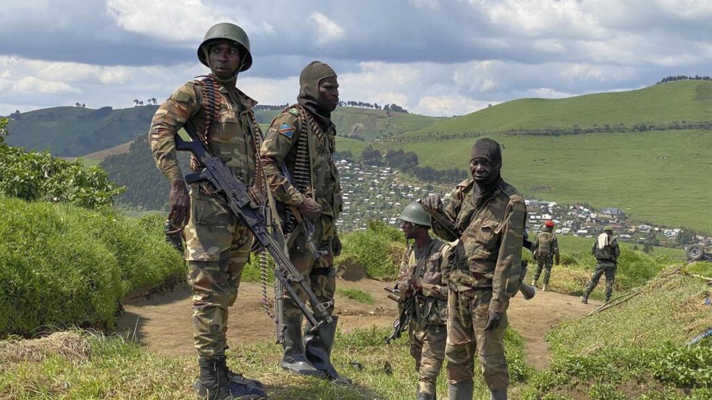 Soldados en Kivu del Norte, en el Congo.