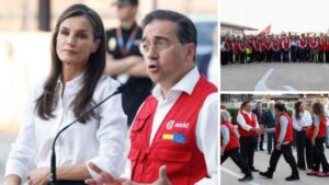Reina Letizia despide a equipo humanitario que montará hospital en Venezuela