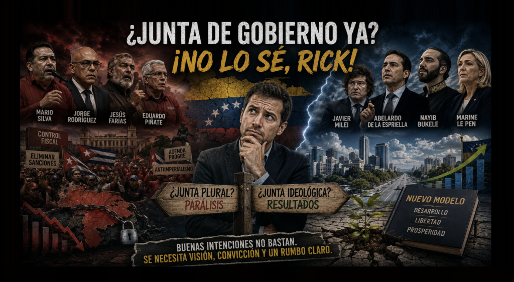 Saverio Vivas | ¿Junta de gobierno ya? ¡No lo sé, Rick!