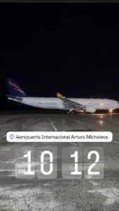 Situación controlada tras descarga eléctrica en el Aeropuerto Internacional Arturo Michelena