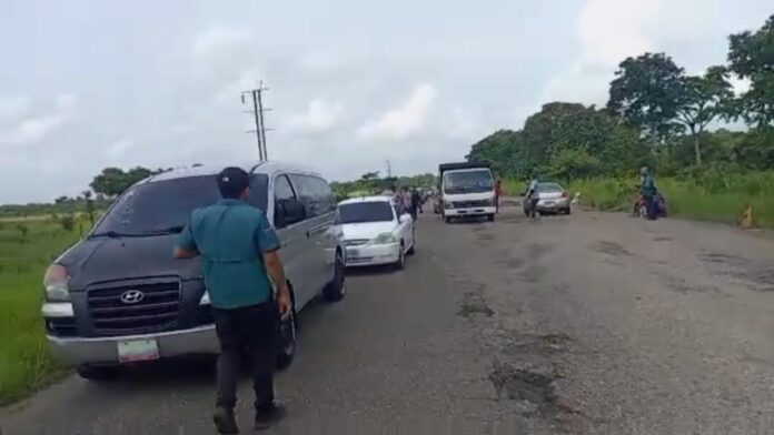 Transportistas de Monagas denunciaron el grave estado de la Troncal 10