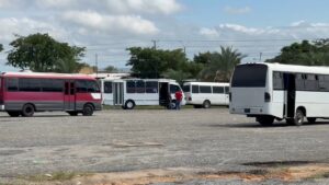 Transportistas en Guayana siguen con una sola estación de combustible