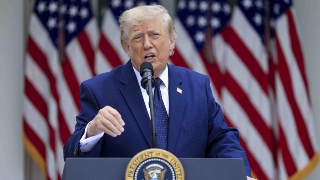 Donald Trump, presidente de Estados Unidos.