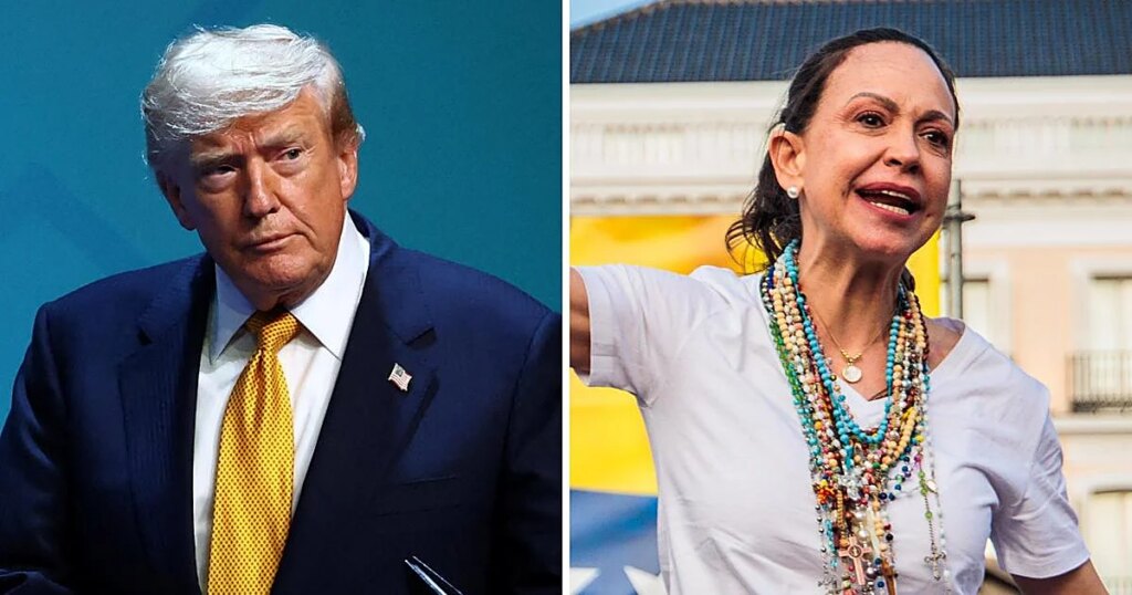 Trump se lava las manos y niega haber impedido el regreso de Machado a Venezuela