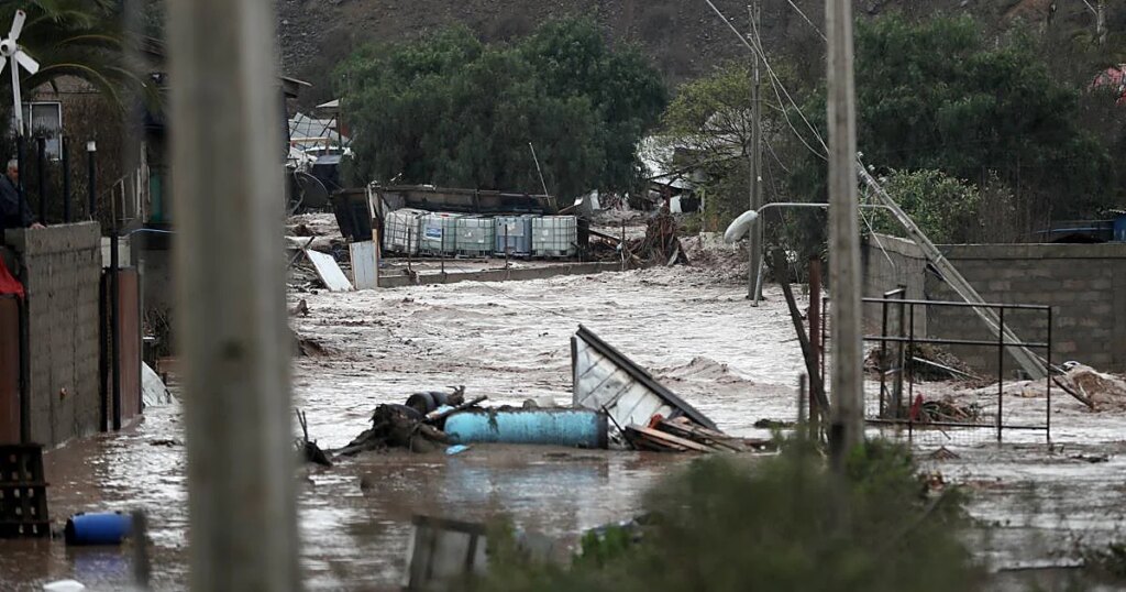 Un fuerte temporal deja al menos 13 muertos y 60.000 personas aisladas en Chile