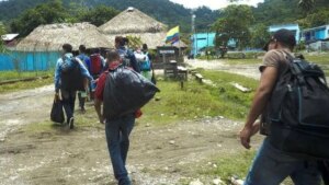 Van 349 desplazados de 107 familias por enfrentamientos entre el ‘clan del Golfo’ y el frente 4 de los disidentes de ‘Calarcá’ en Antioquia